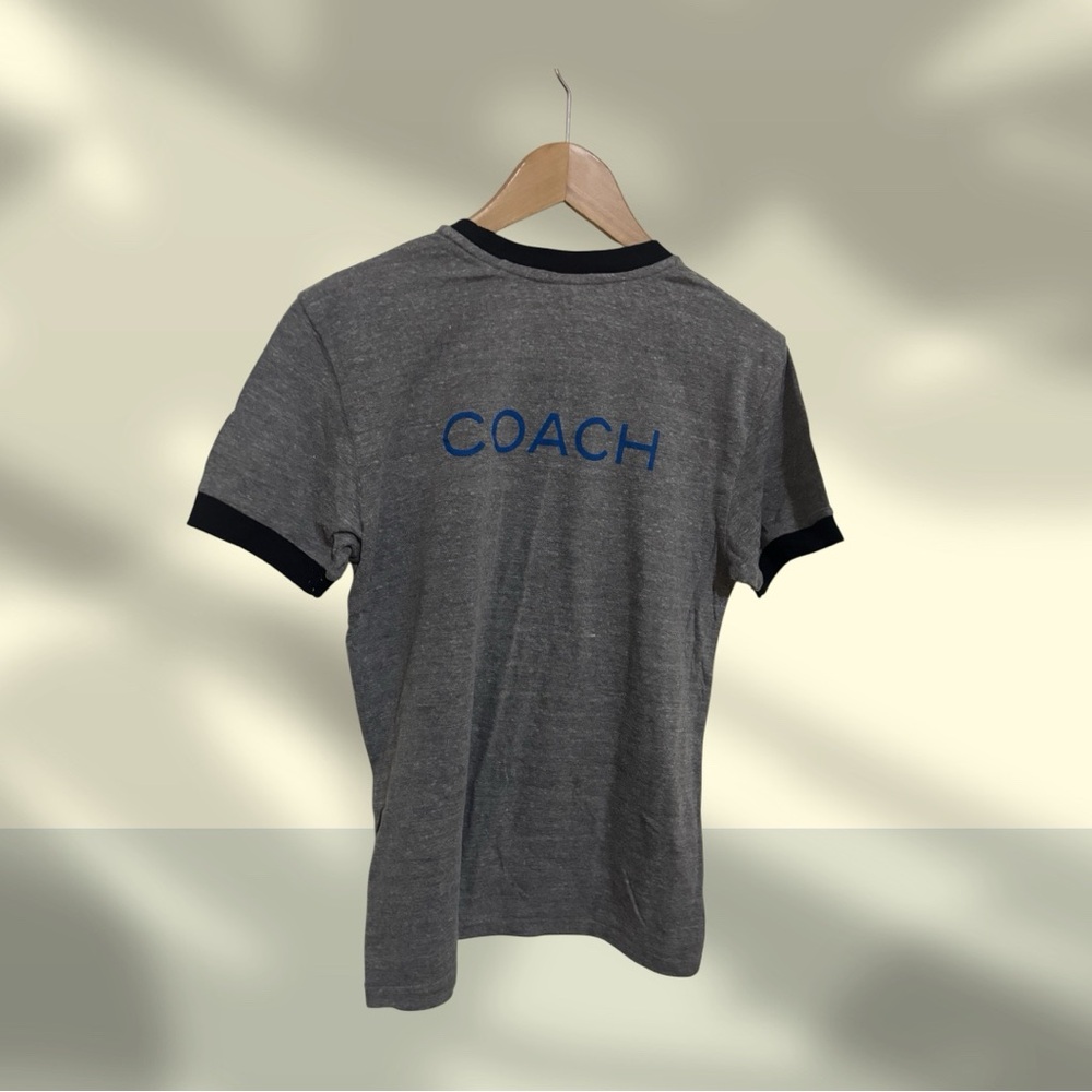 Alternative Earth Men's Size M Gray and Black Ringer Tee with Beachbody Logo - Picture 4 of 15